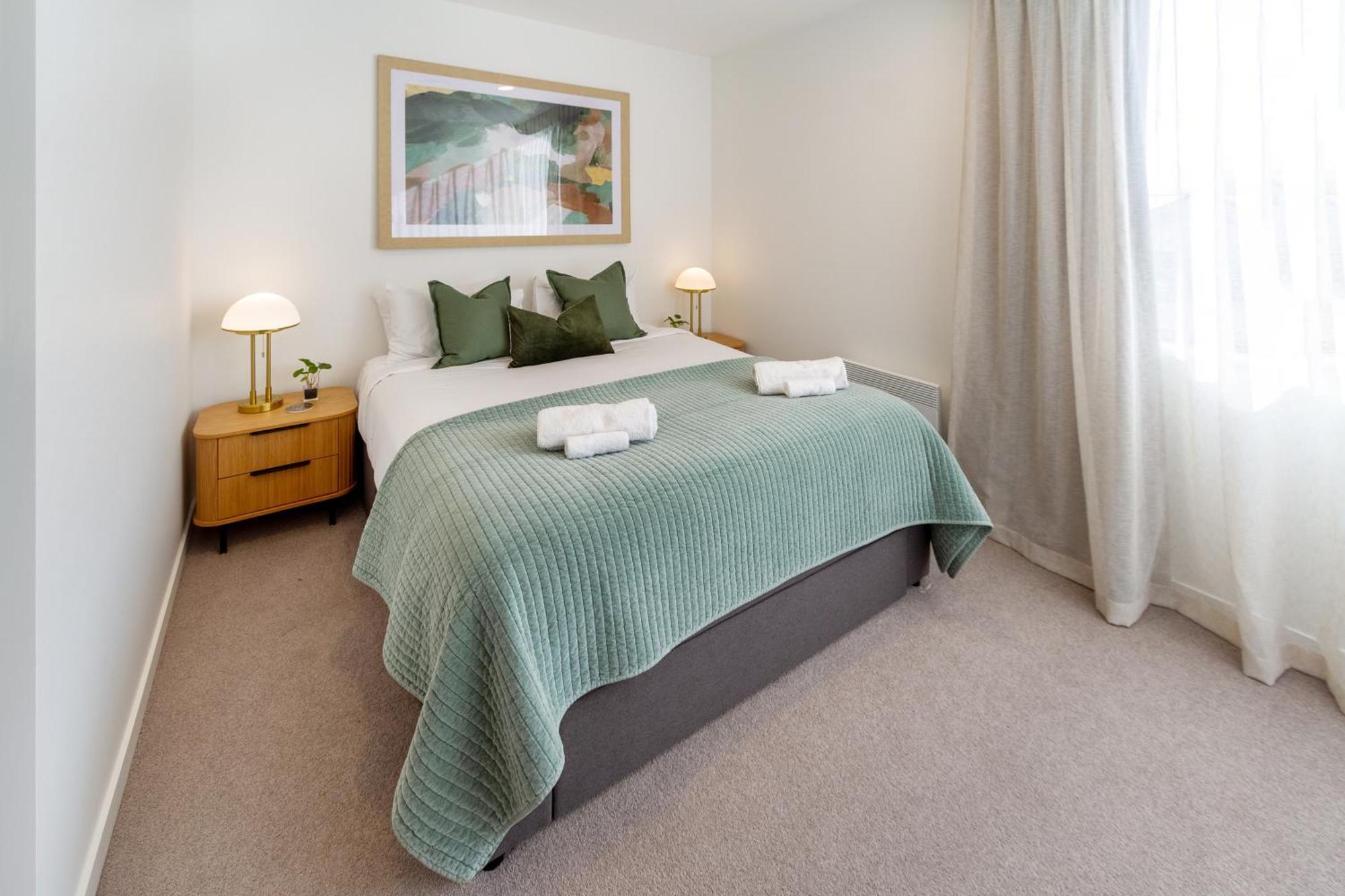 Apartamento Warm With 2 Free Carparks *